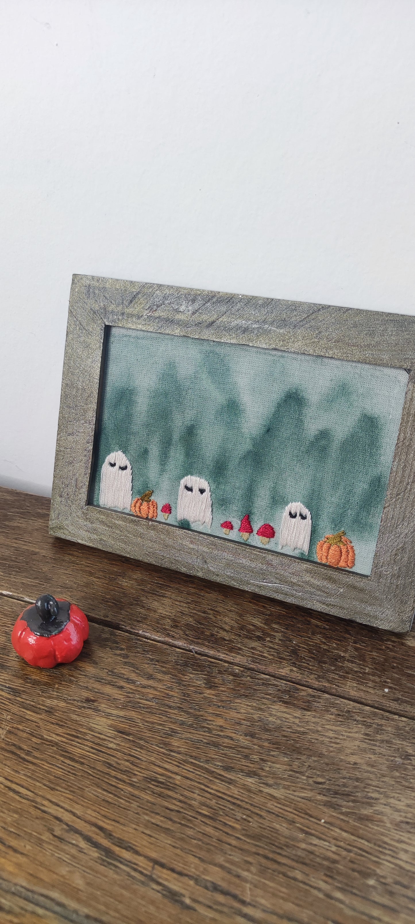 Broderie "La Promenade dans les bois" 10x15cm