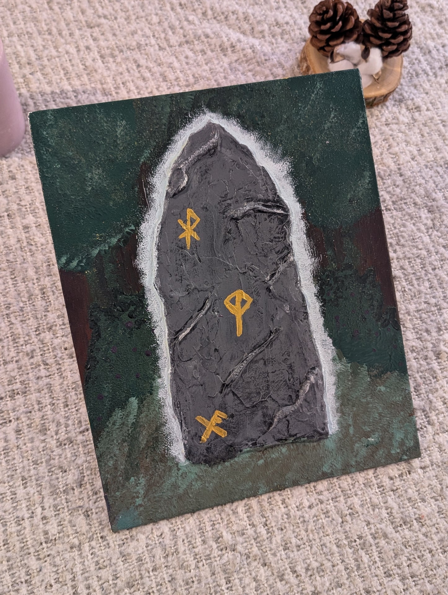 Tableau " Le Menhir"